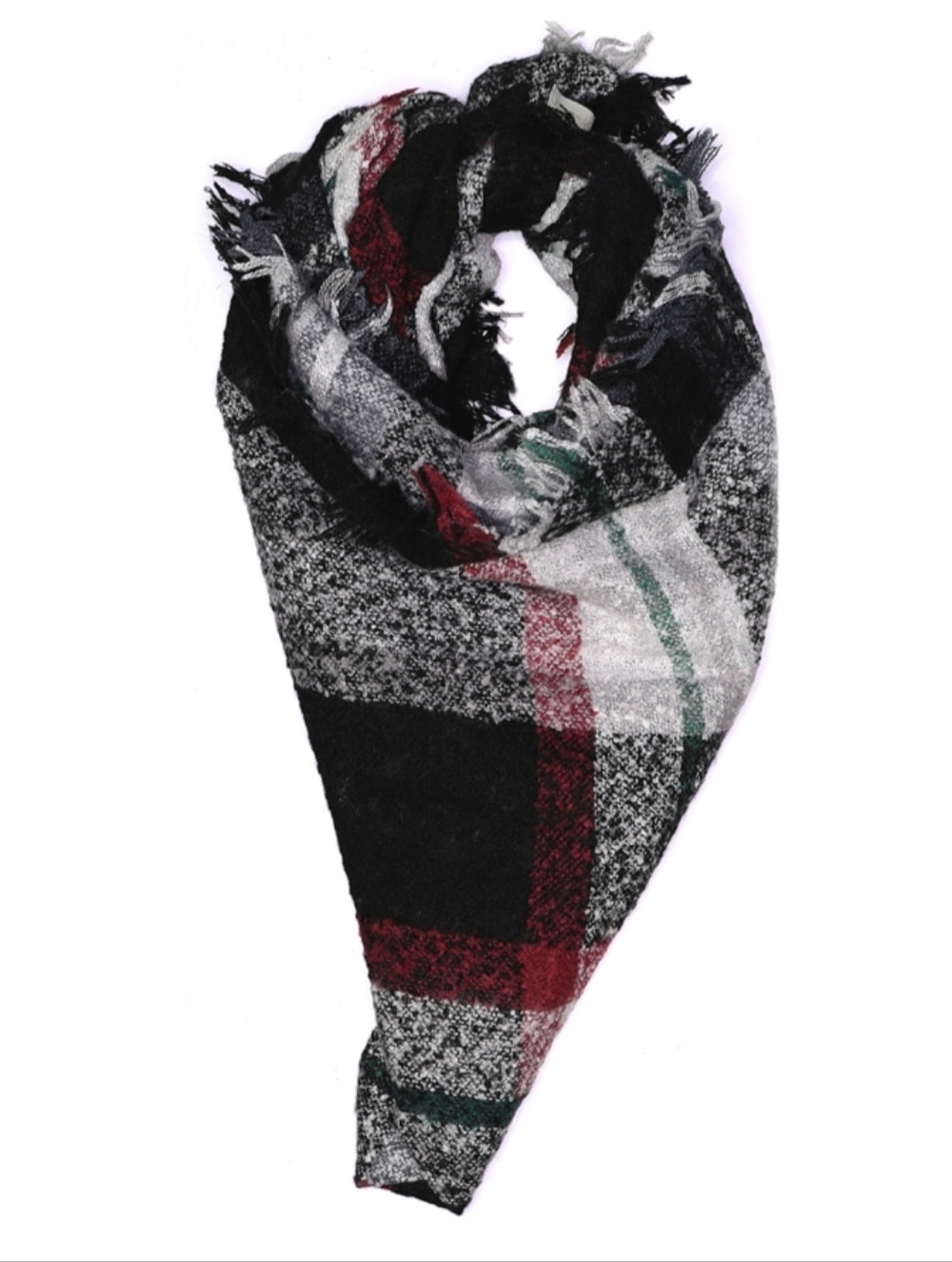 Simply Southern Plaid Blanket Scarf Women's